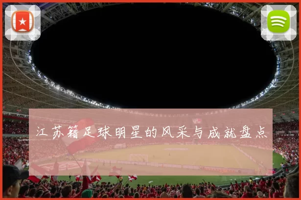 江苏籍足球明星的风采与成就盘点